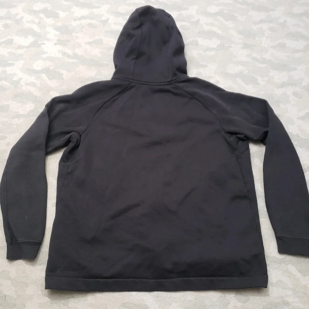 Nike Full Zip Hoodie Mens Large Black Fleece Athletic Sweatshirt Outdoors Gym